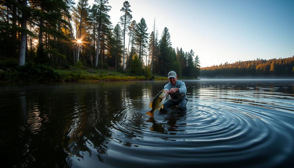 catch-and-release bass fishing in national parks