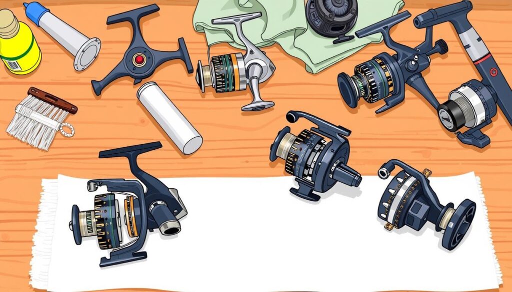 types of reel maintenance