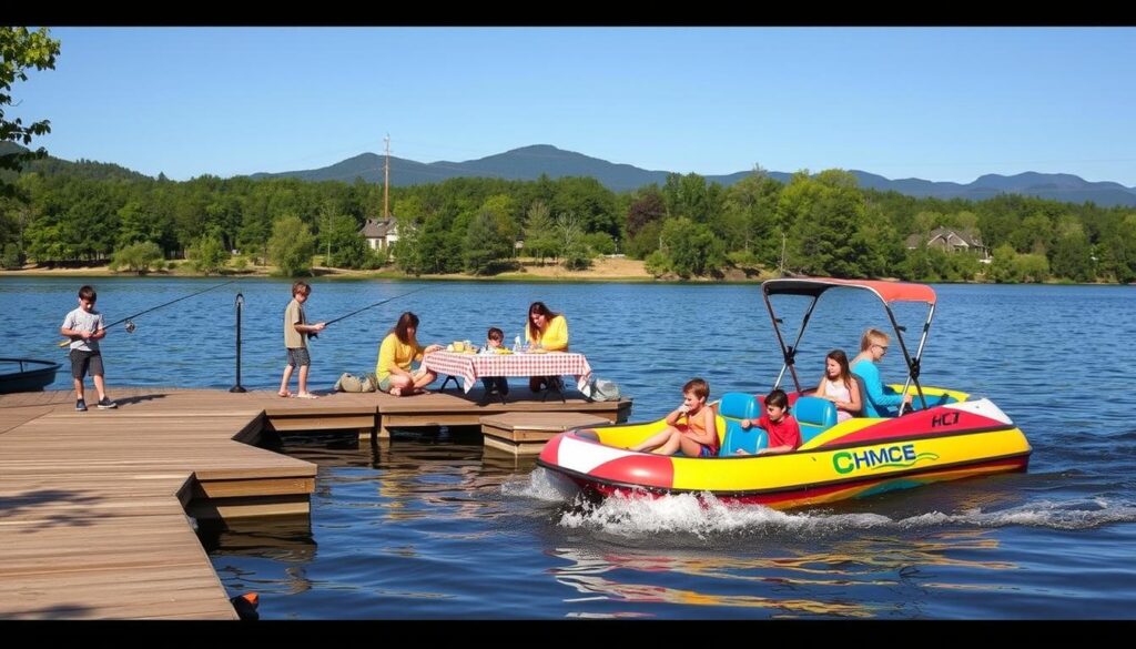 Family activities on Kentucky Lake