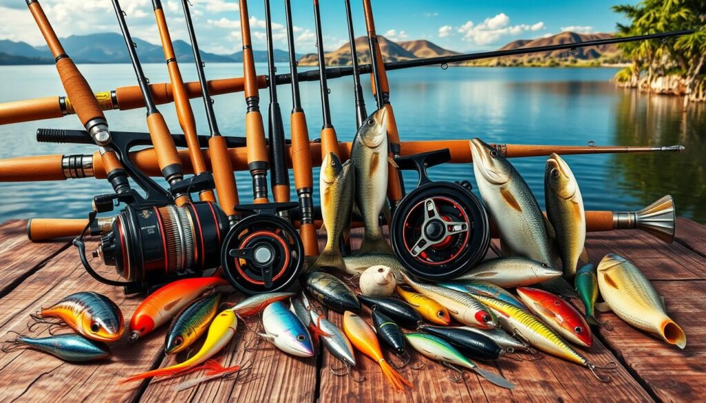 mexico bass fishing rods reels lures